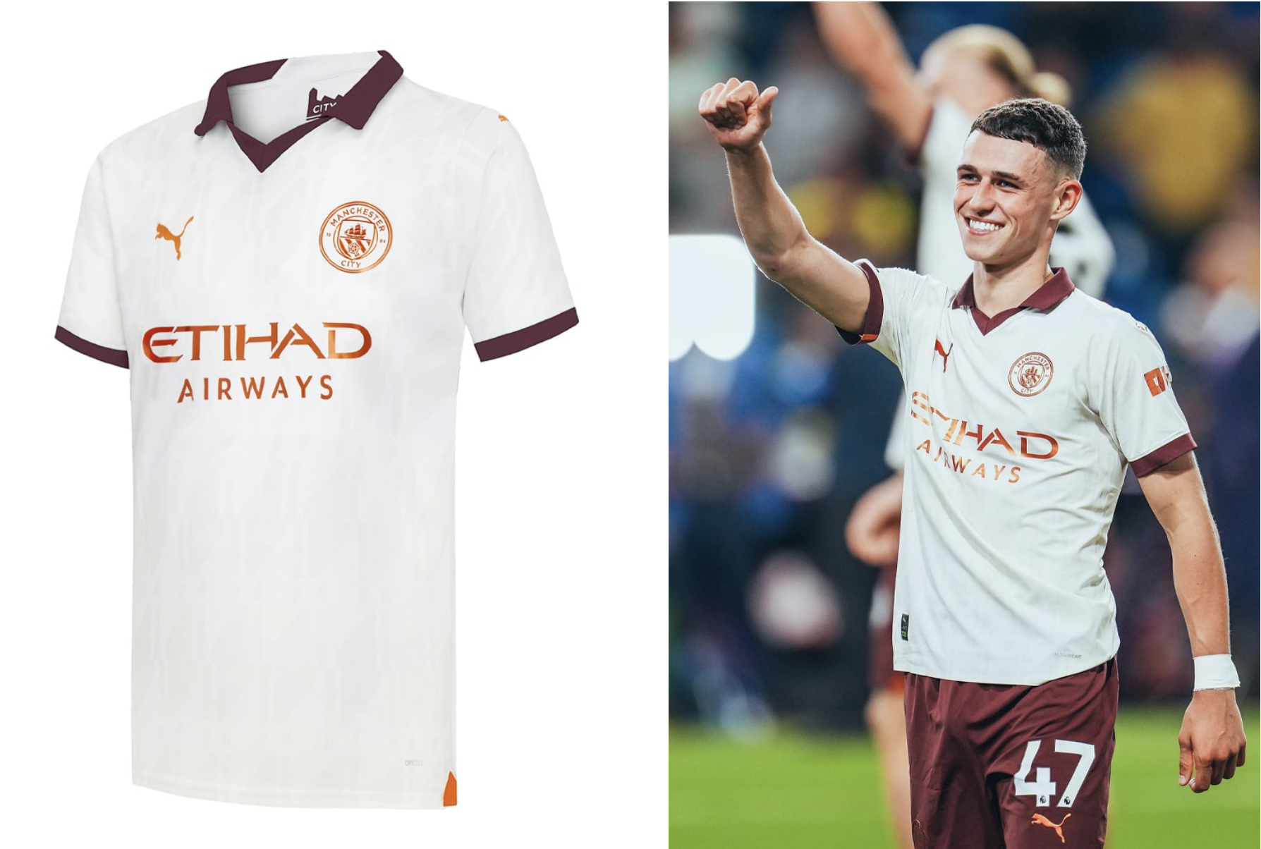 Áo đấu sân khách Manchester City - Custore