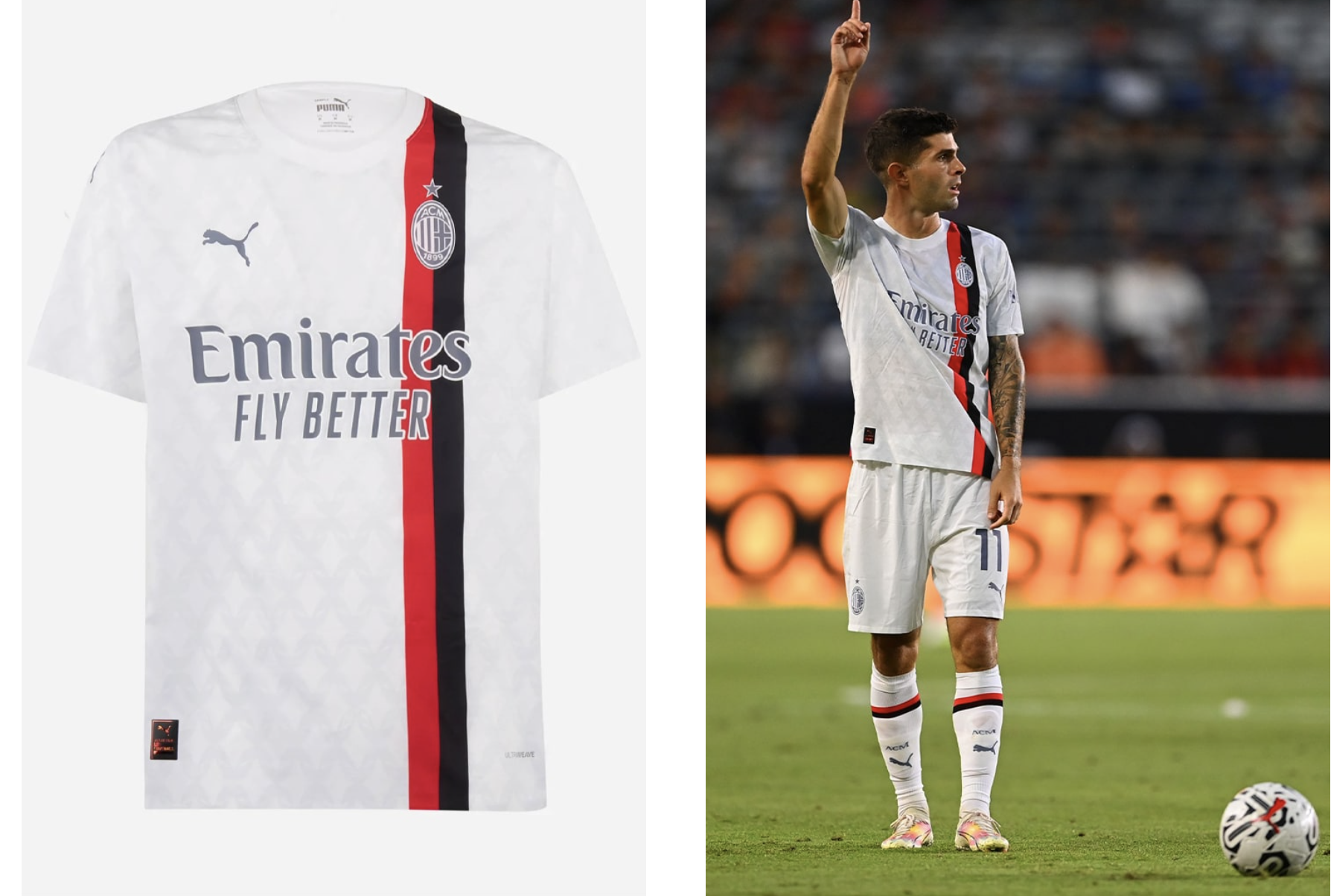 Áo đấu sân khách AC Milano - Custore